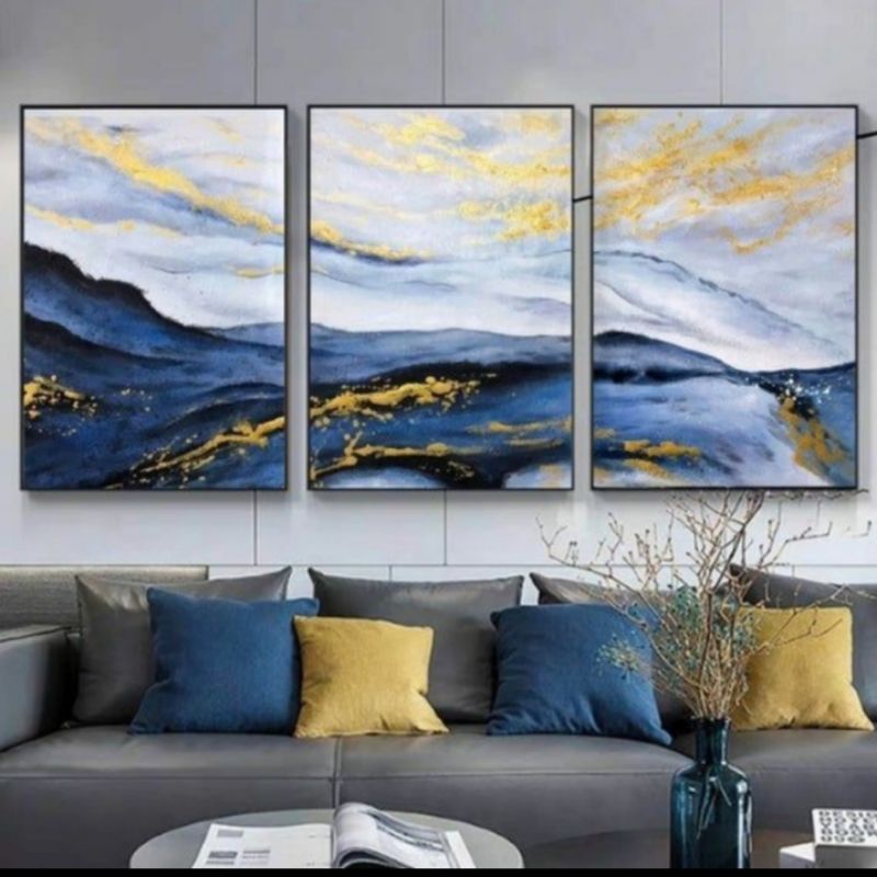 lukisan abstrak minimalis