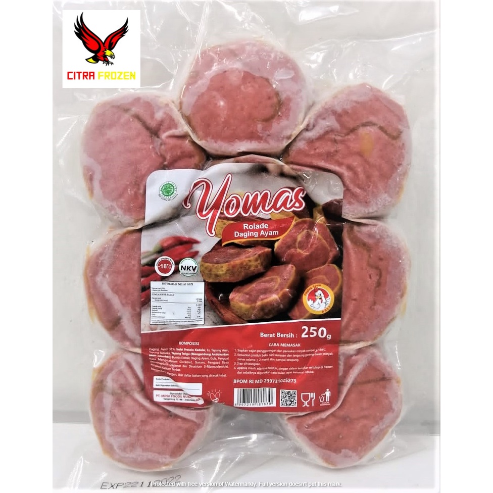 

Yomas Rolade Ayam 250gr