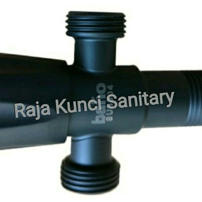 Paket Lengkap Kitchen Sink 5040 Black Onan/Golden Hand+Kran Tarik Panas Dingin Hitam/Black