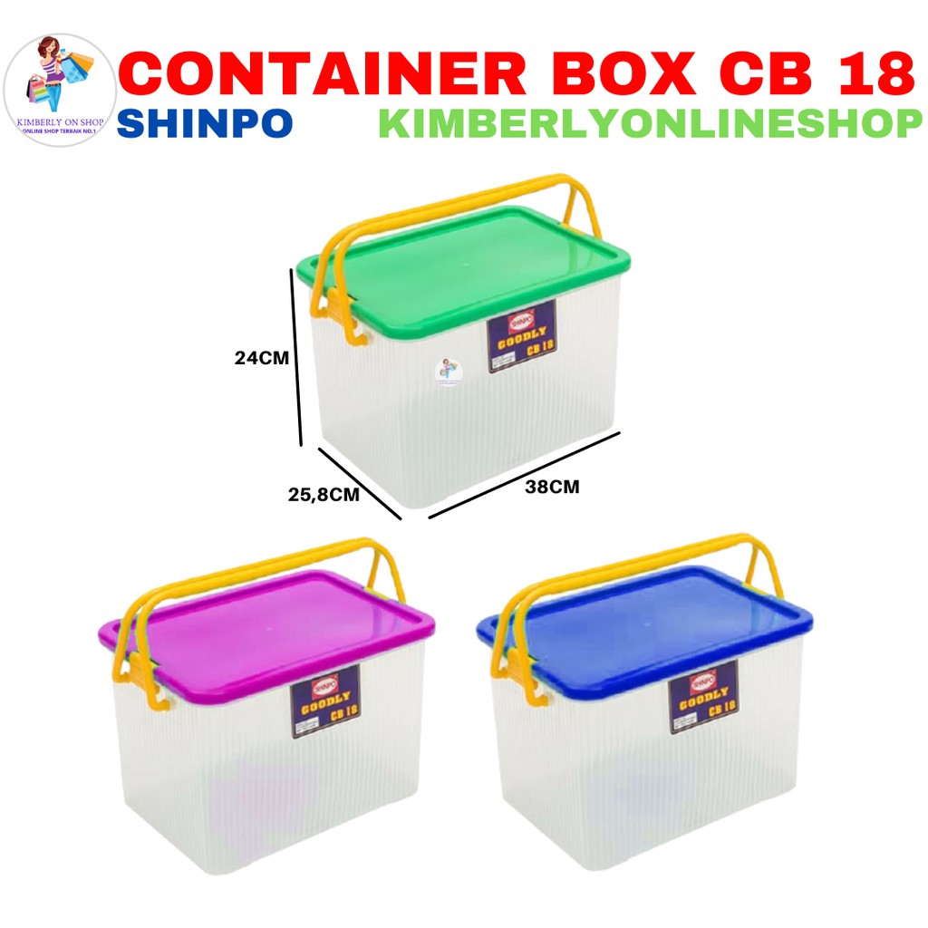 Box Plastik untuk penyimpanan serbaguna container box shinpo goodly cb18