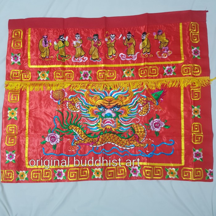 Towi Meja Altar - Kain Altar Sembahyang Towi Raja Naga Dan 8 Dewa