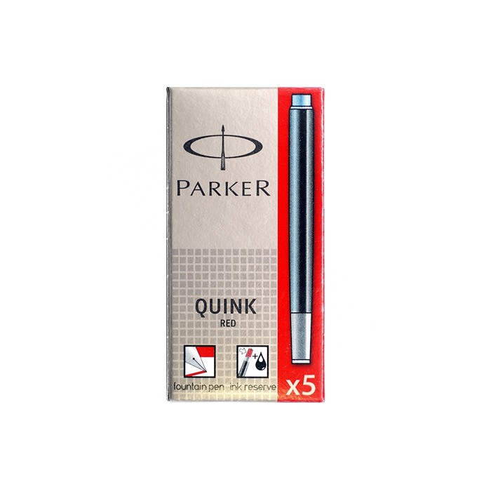 

Parker Quink Ink Cartridge Red isi 5 pcs