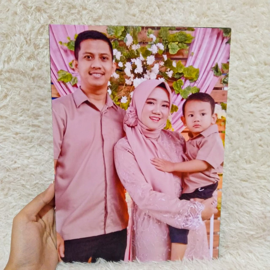 FOTO BLOK 14X20CM MURAH / CETAK FOTO BLOK 5R / CETAK FOTO BINGKAI KAYU / CETAK FOTO KAYU / KADO UNIK