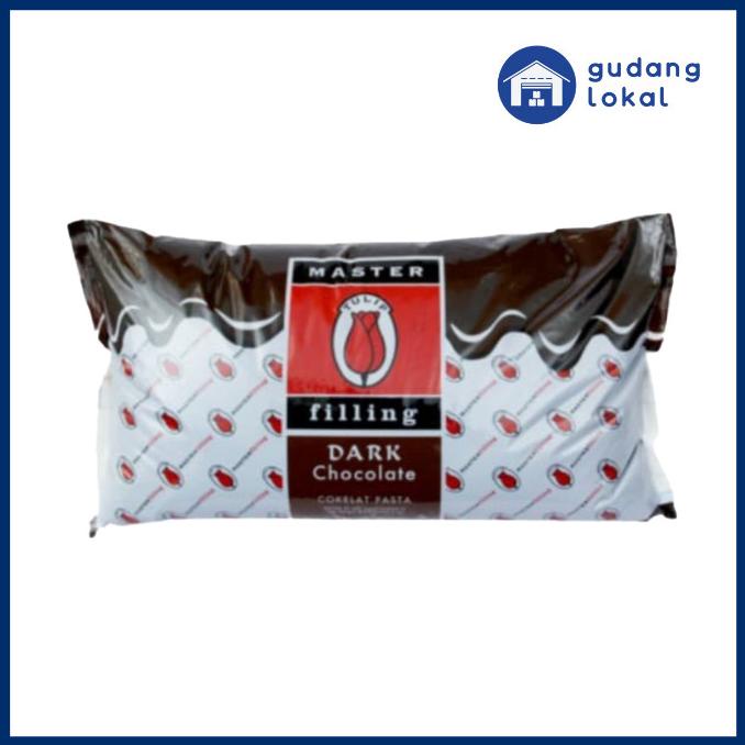 

TULIP MASTER FILLING DARK CHOCO 5 KG / PACK ---NEW---