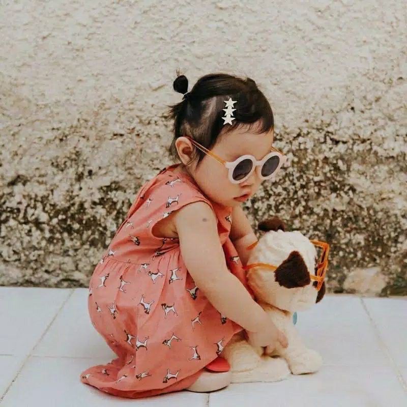 Kacamata Anak Sunglasses Bayi Balita Baby Kids Cute Anti UV Ootd Fashion Anak Cowok Cewek Laki Laki