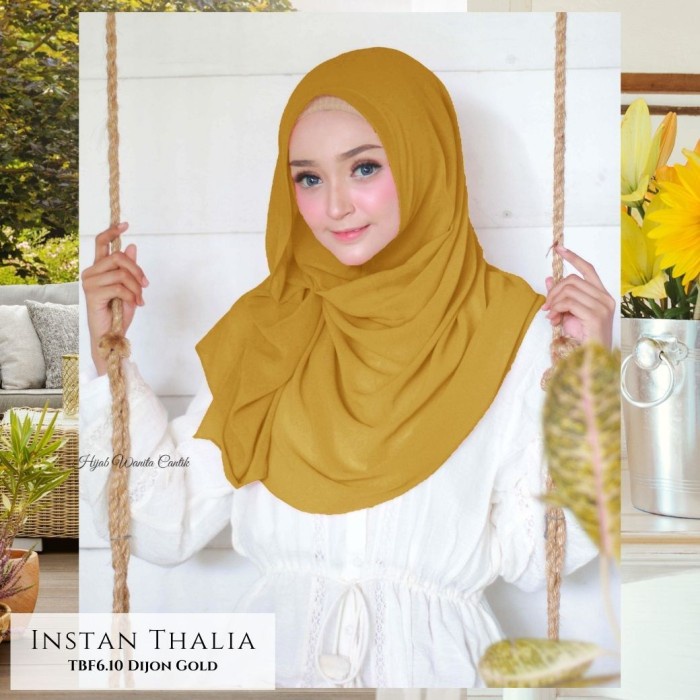 Hijabwanitacantik - Instan Thalia | Hijab Instan | Jilbab Instan - Dijon Gold