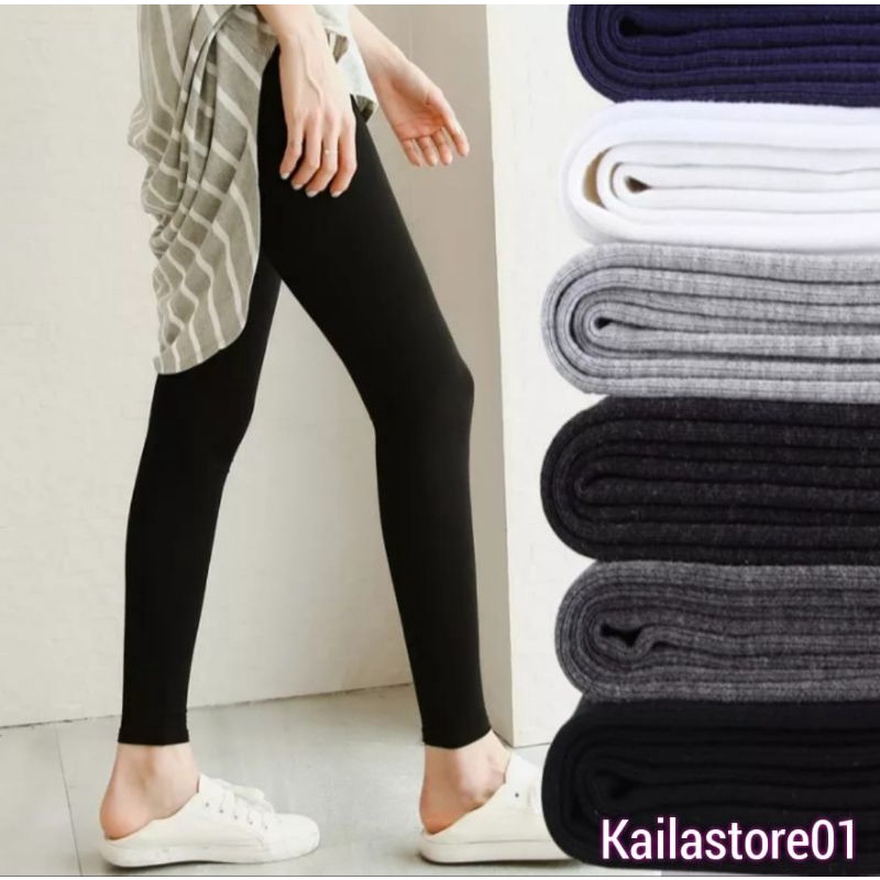 Celana Legging Panjang Bahan Kaos Rayon