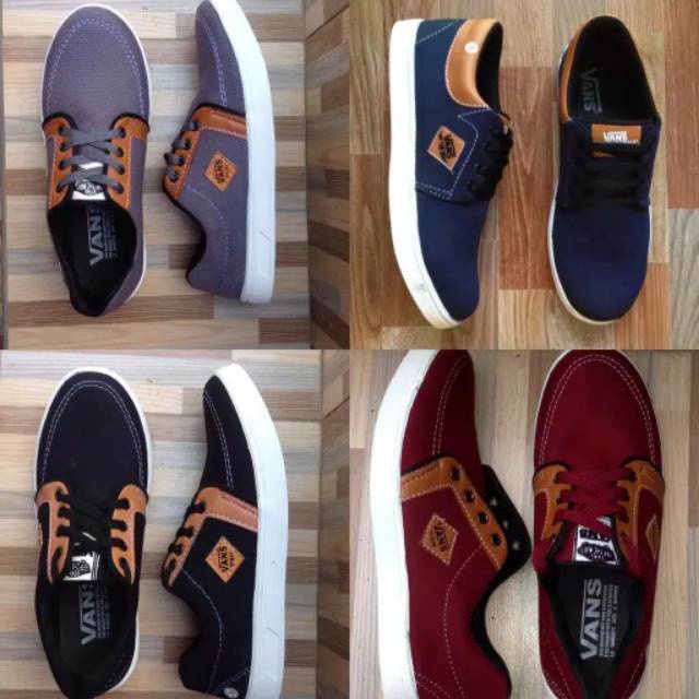 Sepatu pria wanita casual Vanns termurah 39-43