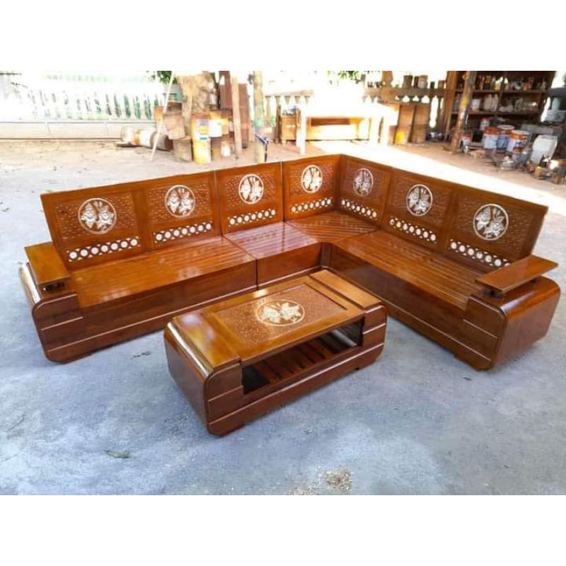 KURSI SUDUT TAMU JATI TUA BERKWALITAS/MEUBEL JEPARA/FURNITURE JEPARA