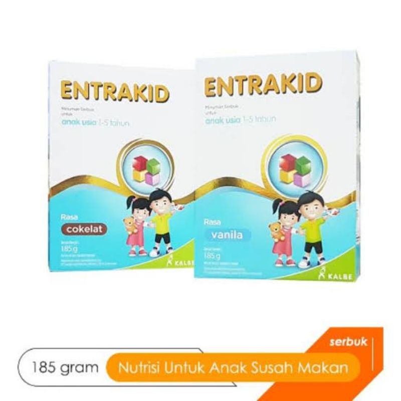 

Entrakid vanilla dan cokelat