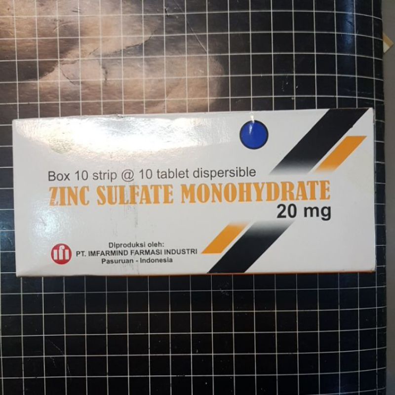 Zinc Sulfate Monohydrate 20 MG