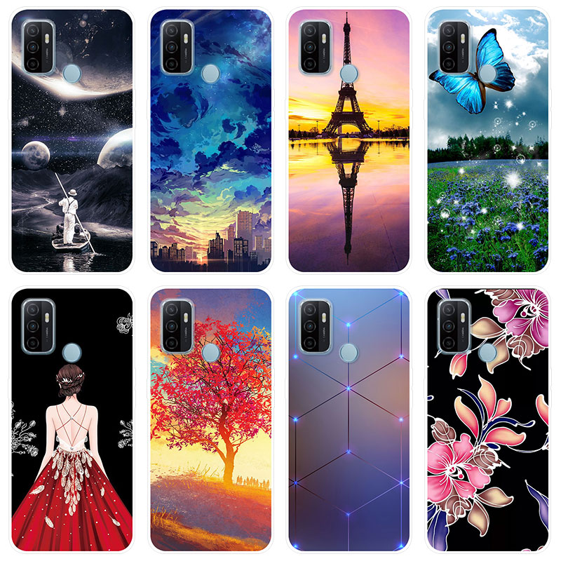 Oppo A53 Casing Tpu Soft Cover Phone Case Hp Oppo A 53 A53 2020 Kartun Silikon Kasus Shopee Indonesia