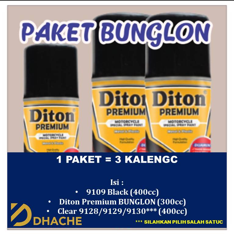 PAKET DITON PREMIUM BUNGLON 3KLG BLUE VIOLET RED DB301 DB302 DB303