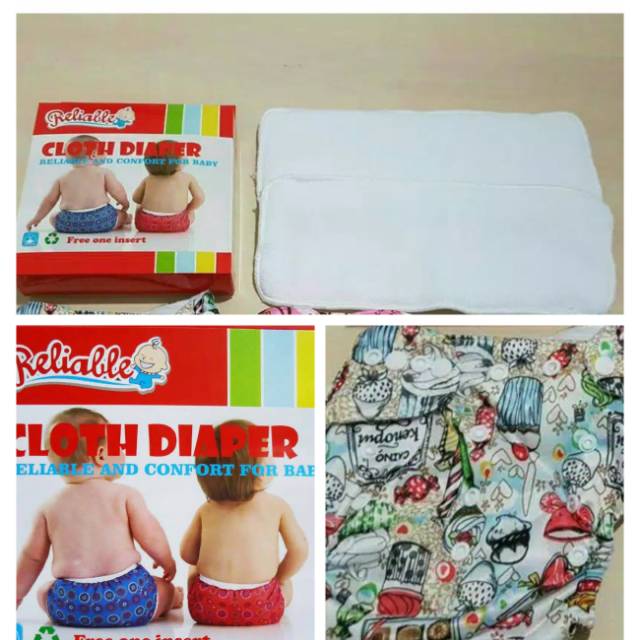 Clodi Cloth Diaper Reliable Cloudi bayi Free one Insert