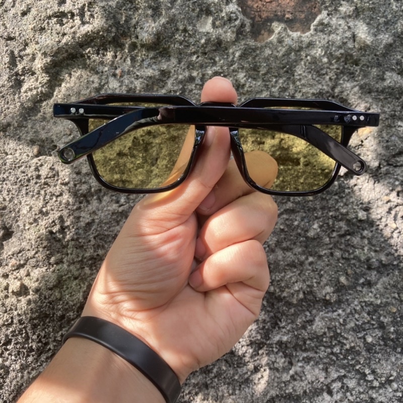 HARUKI SUNGLASSES - BLACK YELLOW