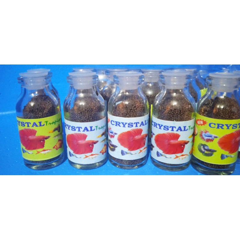 PELET CRYSTAL PAKAN IKAN KECIL 0,3ml