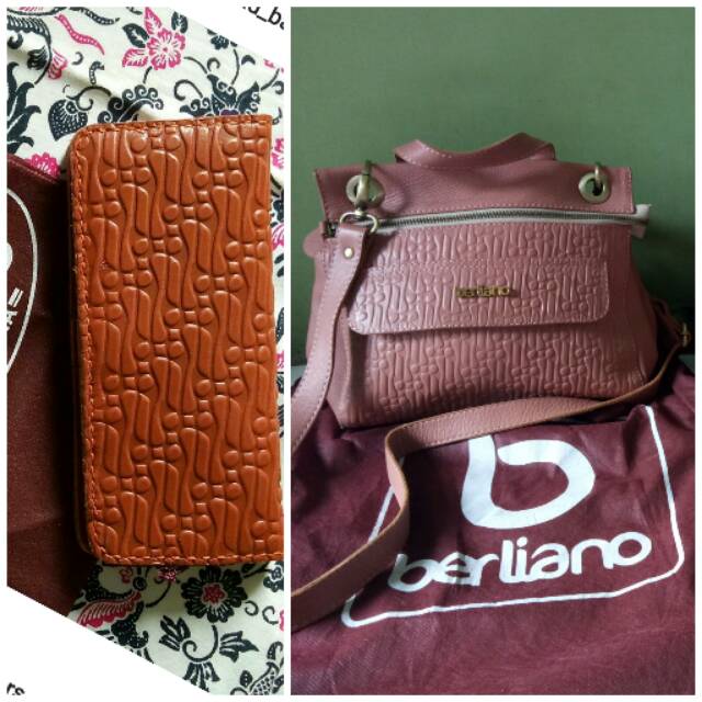 Bundling tas berliano + dompet bifold