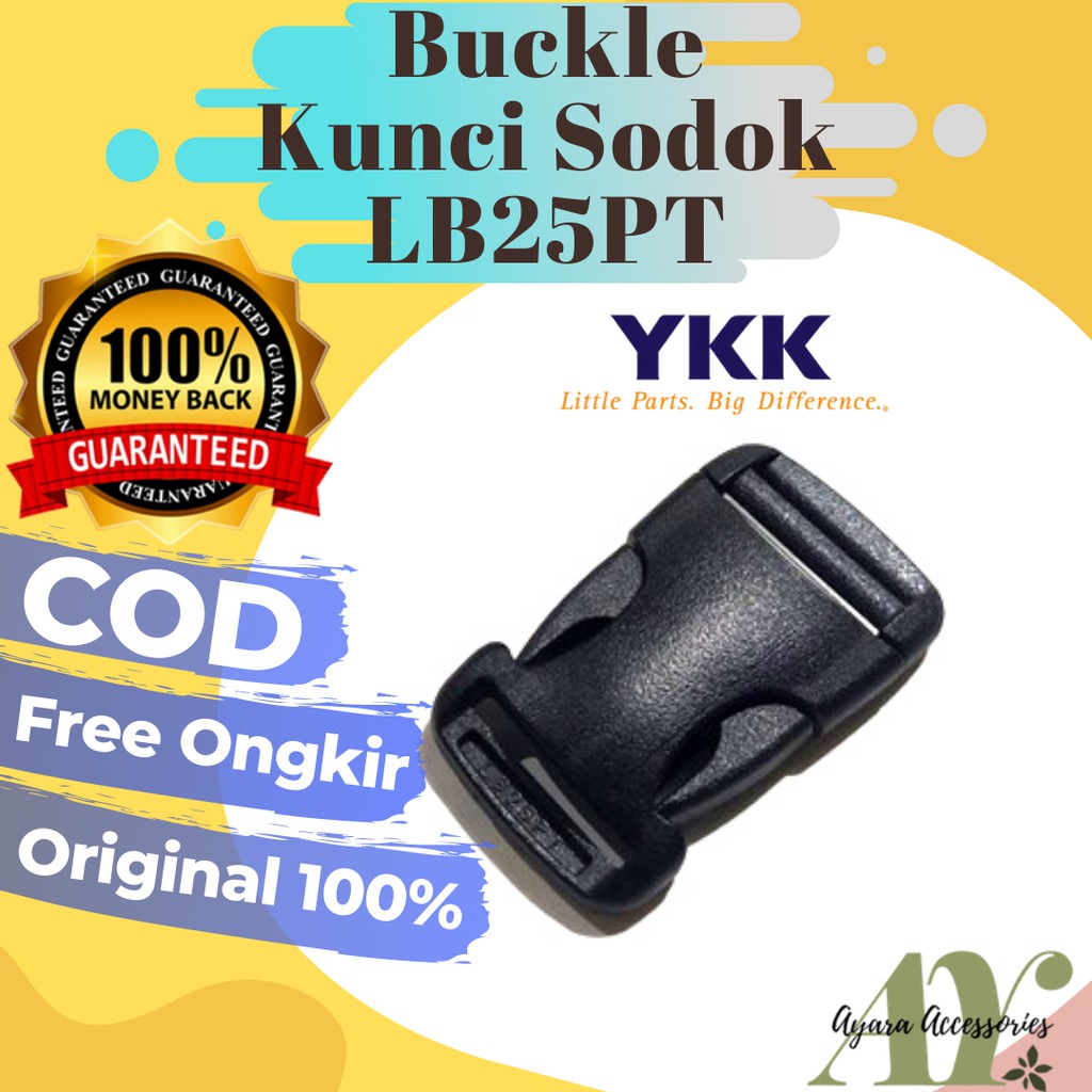 BUCKLE TAS YKK / KUNCI SODOK LB25PT