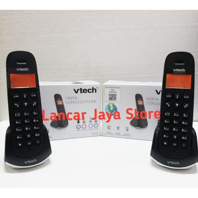 Cordless Phone/Telepon Wireless Vtech Es2510A(2 Handset) Intercom Used