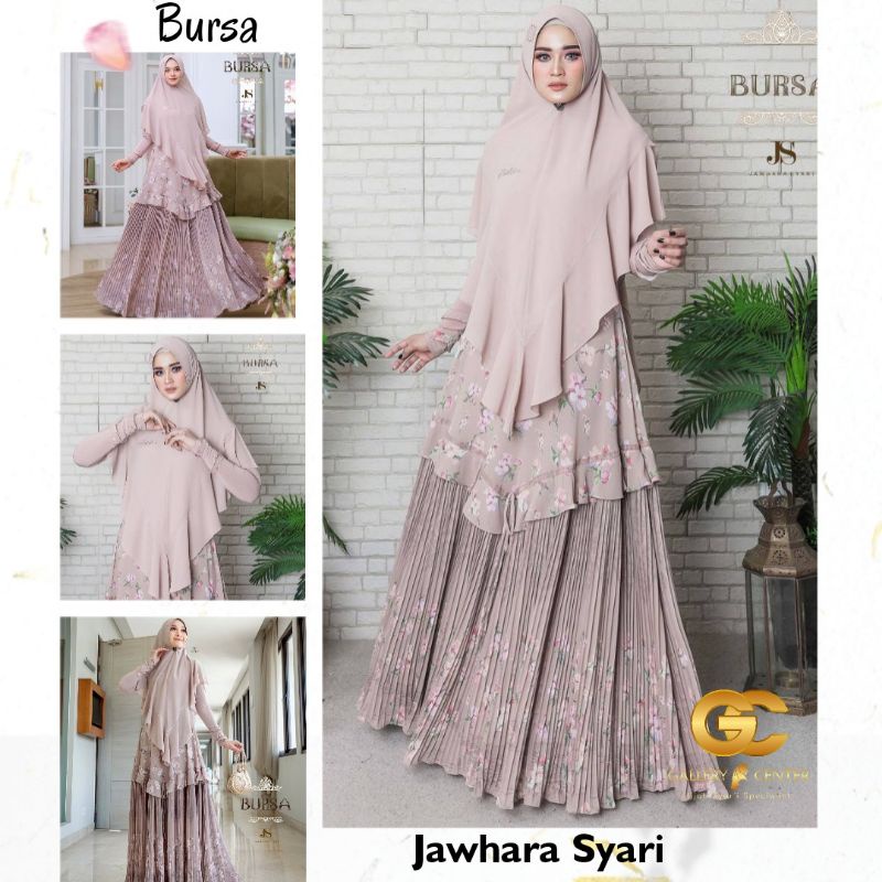 BURSA BELEZA TURCA SERIES Original By Jawhara Syari. Gamis set premium elegan luar biasa cantik