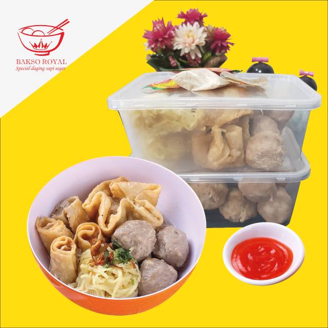 

Bakso Sapi Premium enak halal Paket siomay goreng khas malang (frozen food)