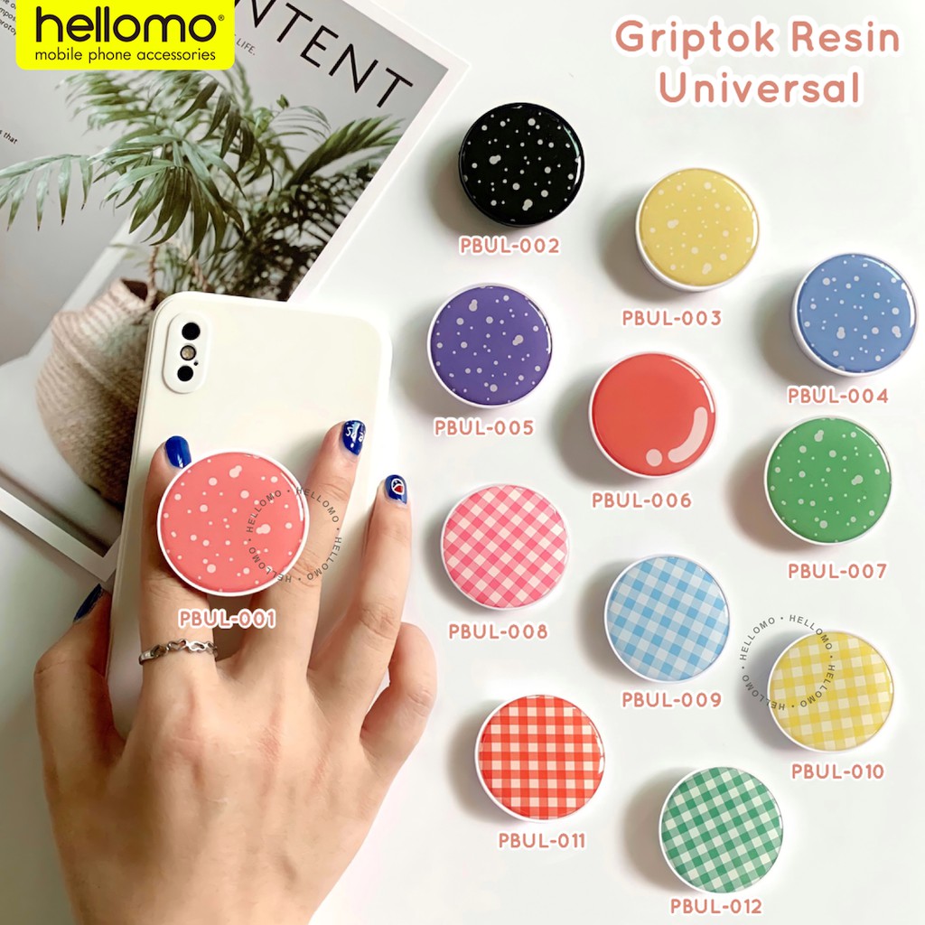 Griptok Resin Korea Phone Grip Holder Universal Grip Tok Hp Socket