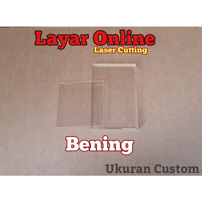 

kertas-pemotong- acrylic 2mm bening custom bebas potongan akrilik kustom laser cutting -pemotong-