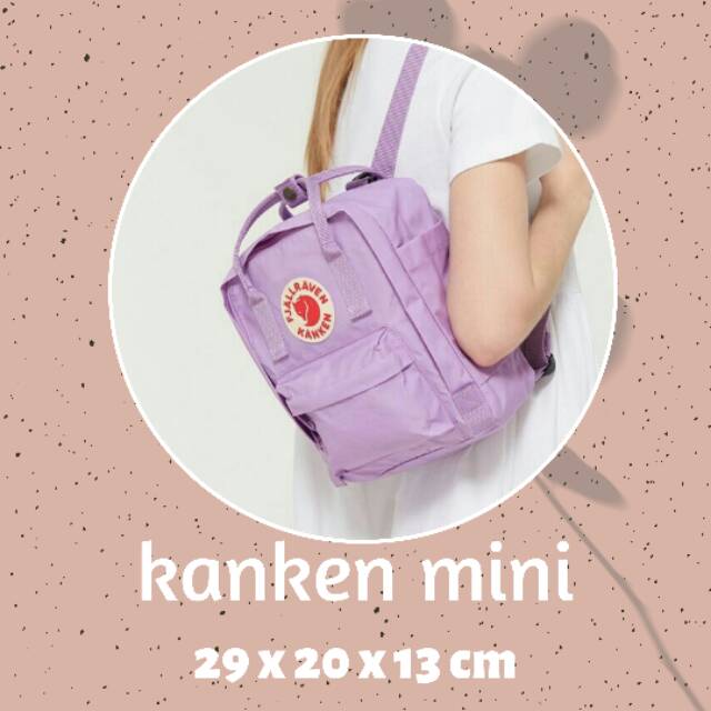 (READY STOCK) Tas Fjallraven Kan ken Backpack Mini 7L - AUTHENTIC GRADE