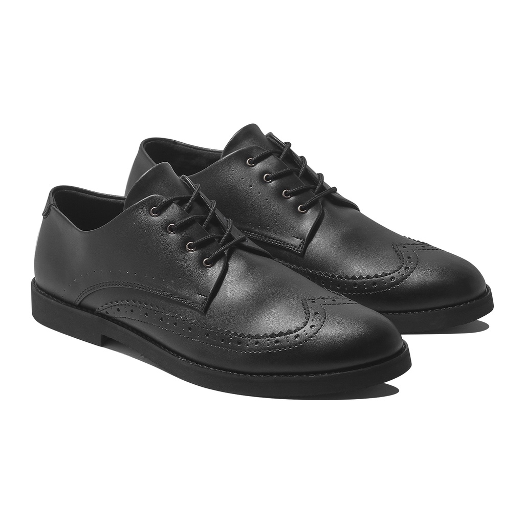 LEGACY BLACK |MNM x Lvnatica| Sepatu Pantofel Pria Formal / Kantor Derby Shoes ORIGNAL