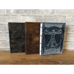 

BUKU / BUKU VINTAGE / LEATHER JOURNAL LARGE HARD COVER EMBOSS / BUKU KULIT / BUKU TULIS
