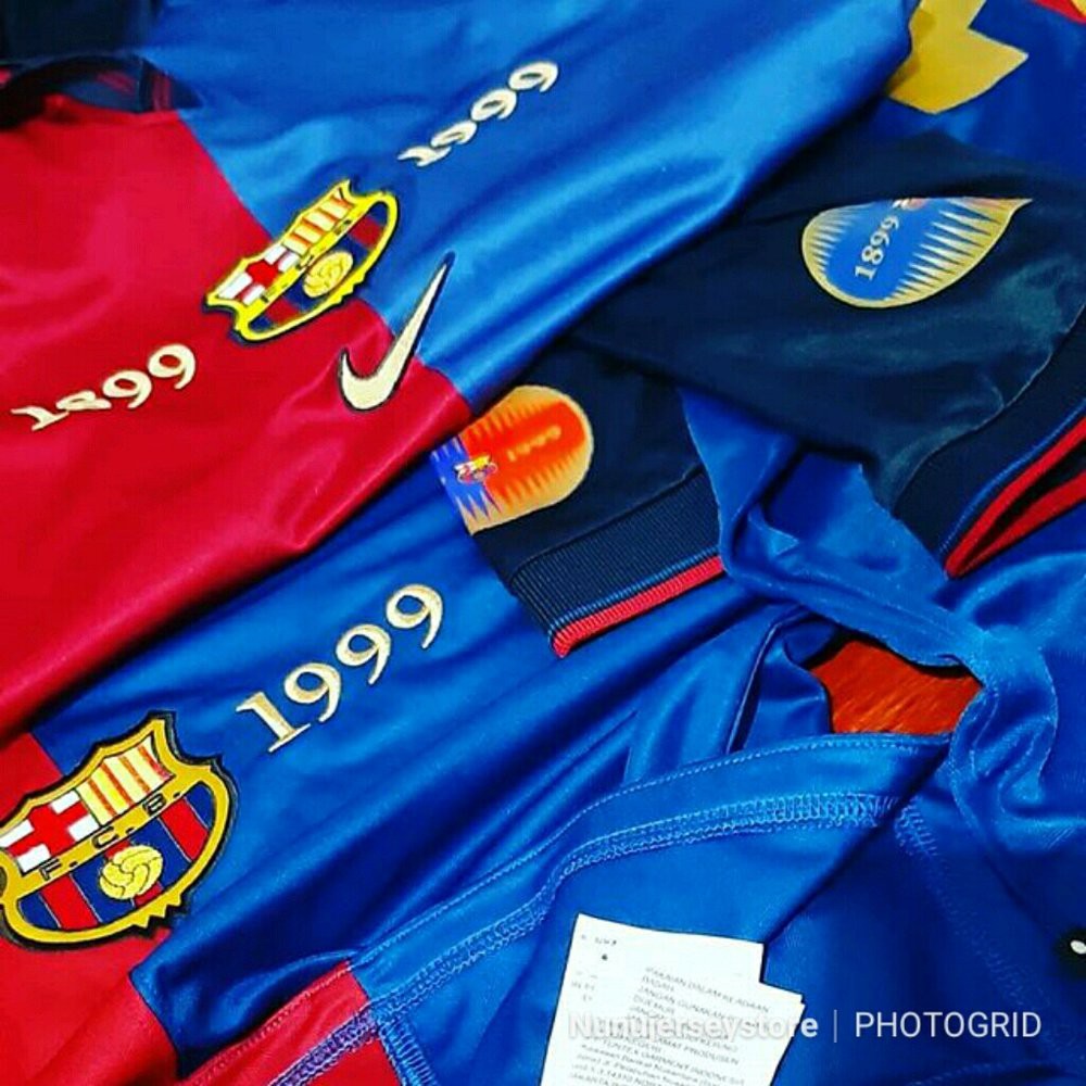 Jual JERSEY BAJU BARCELONA RETRO CENTENARY 1899-1999 GRADE ORI OFFICIAL Limited