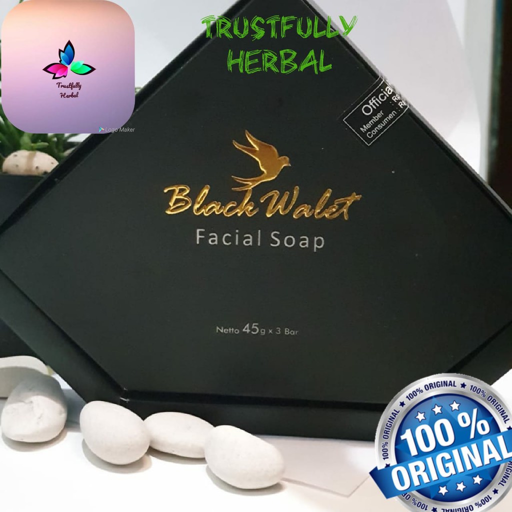[ASLI 100%] SABUN BLACK WALET ISI 3 PCS