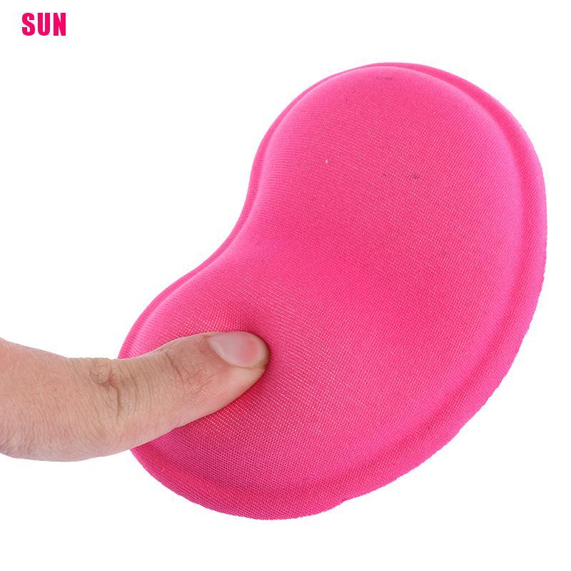 (Bf) Bantalan Pergelangan Tangan Bentuk Hati 3d Bahan Silikon Untuk Mouse Pad