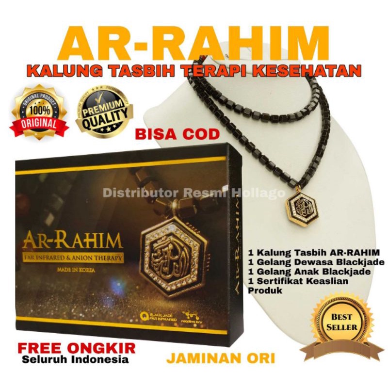 BIG PROMO ! AR-RAHIM Kalung Kesehatan - Tasbih AR RAHIM - AR - RAHIM dijamin RESMI dan ORIGINAL 100%