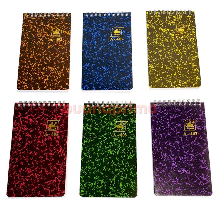 

[RESTOCK] Notes Spiral Standard A-403 Sedang Notebook Bloc Note