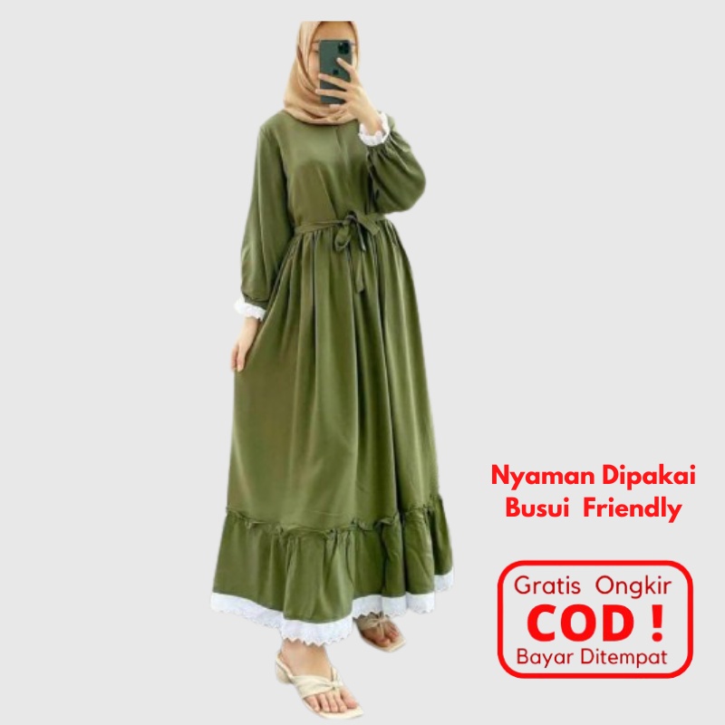 TRAND model Baju Gamis Remaja Terbaru N_muslimah Kekinian 2021 Gamismurah Bajugamis Super Kek Lt