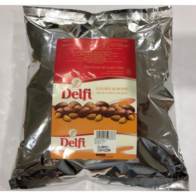 Delfi almond , mede , chic choc, maltitos 1 kg , 500 gram , 750 gram