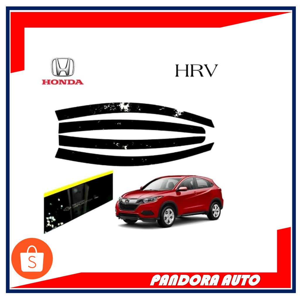 TALANG AIR MOBIL HONDA HRV MODEL FLAT AKRILIK HITAM