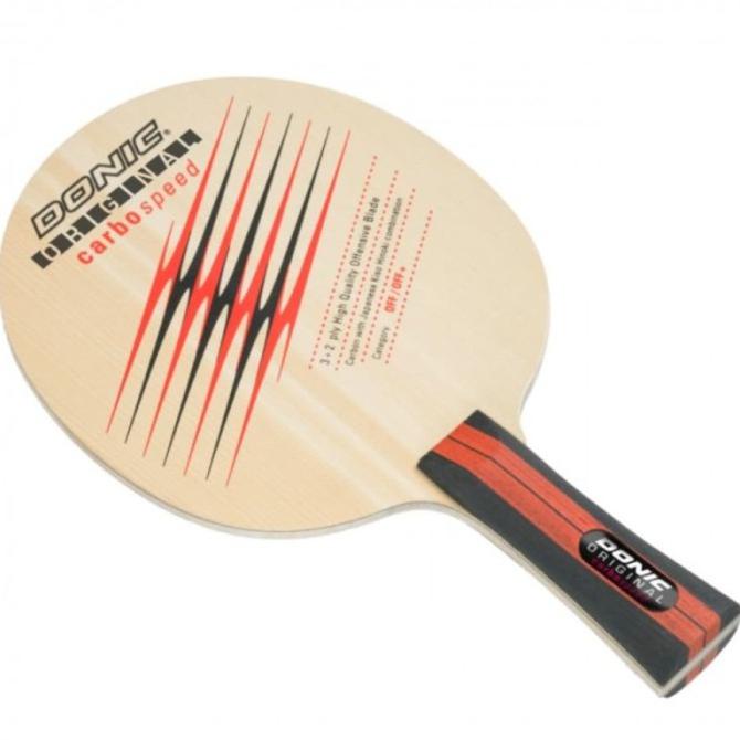 Diskon Bet Pingpong Tenis Meja Donic Ovtcharov Carbon Speed Pemain Ofensive