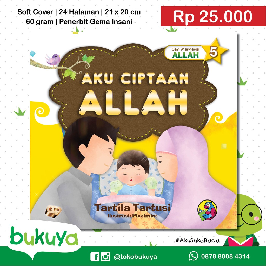 Buku Anak Buku Cerita Bergambar Seri Dongeng Fabel Mengenal Hewan