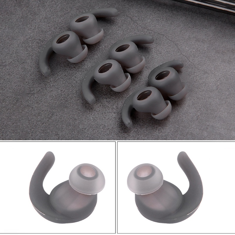 Bt 3pasang Ear Tips Silikon Earbud Earhook In-Ear Earphone Bluetooth-Kompatibel