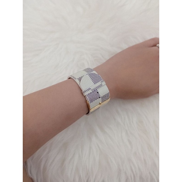 gelang gesper kulit 3cm/gelang sabuk kulit 3cm