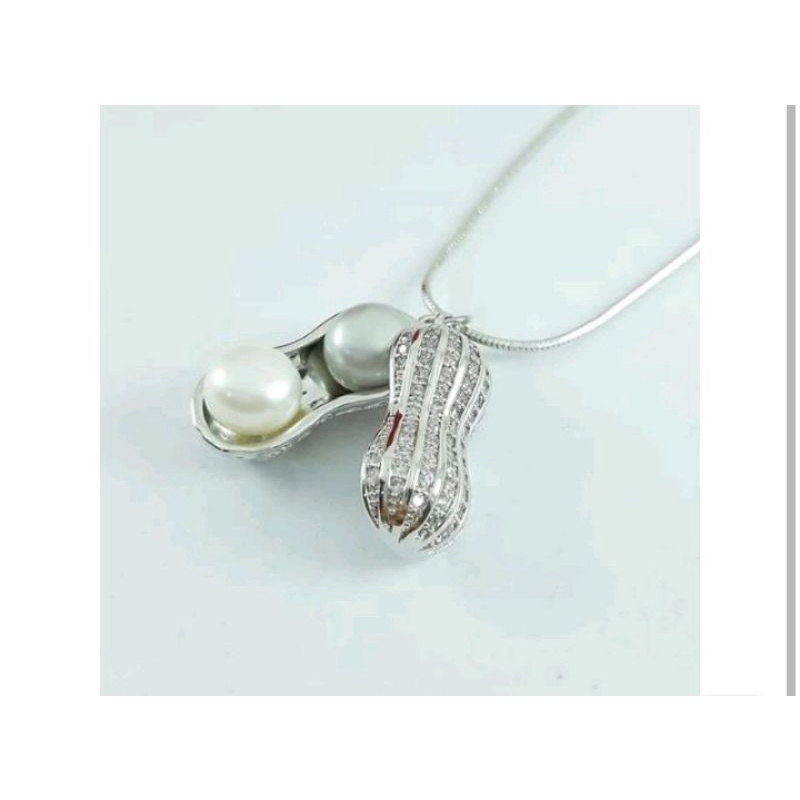 kalung+liontin mutiara lombok