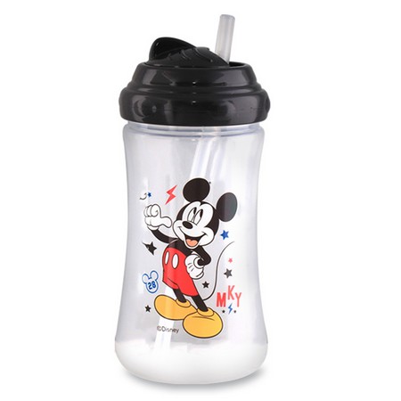 360ml - DRINKING CUP with SWIVEL LID LUSTY BUNNY  Tempat Minum Model Tutup Putar Bayi mickey Minnie