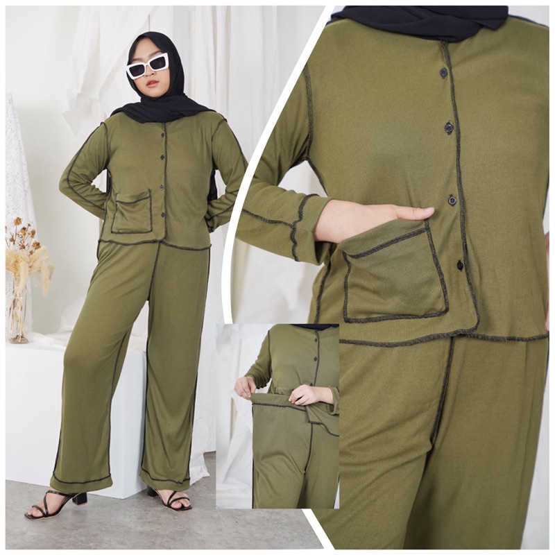 Orlin Knit Oneset Wanita | Maimon