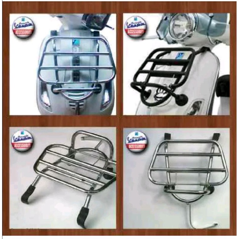 Frontrack/rak depan aksesoris vespa lx125/150