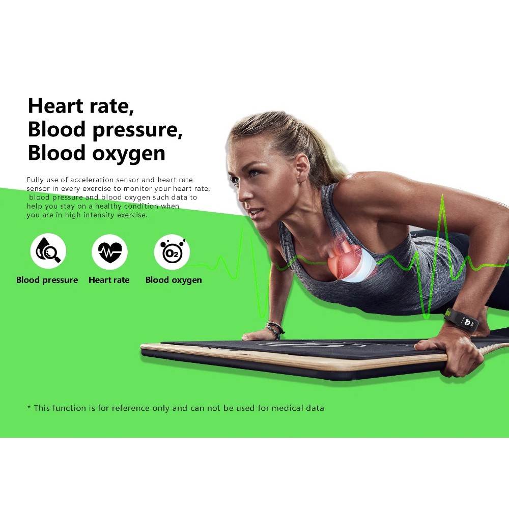 Terlaris 696 F4 Smart Bracelet Blood Pressure Blood Oxygen Heart Rate Monitor Smart band For