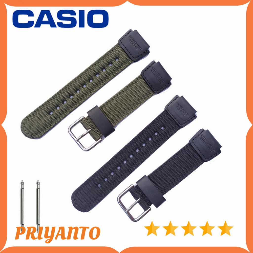 Strap Nylon Tali jam Canvas Casio G-shock DW5300 DW5900 DW5000 Original Oem Free Pen