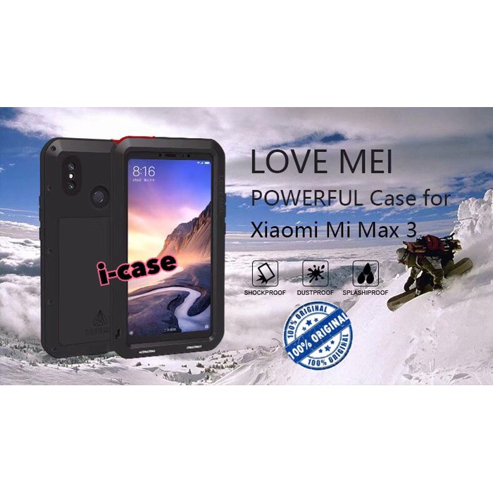 Hot Sale Xiaomi Mi Max 3 case armor Lovemei - casing cover mi max gen