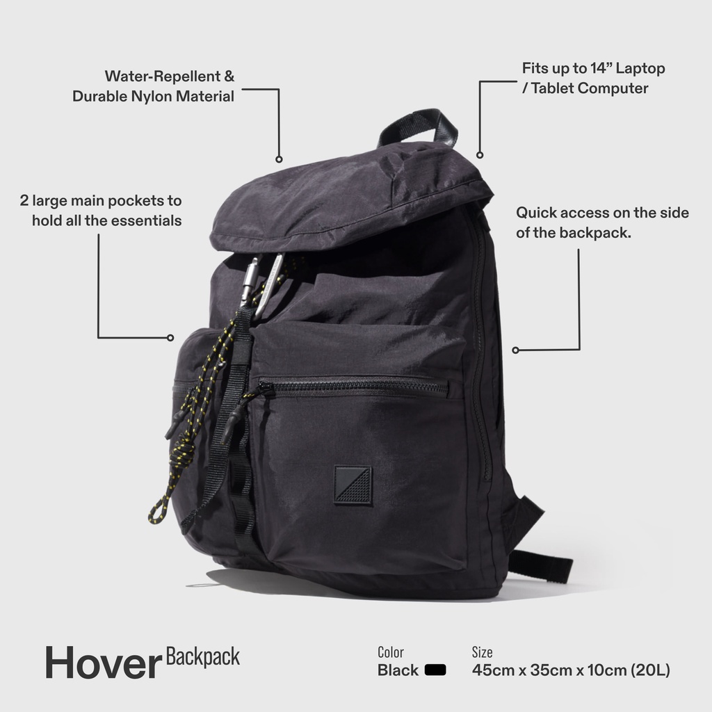 HOVER BACKPACK BLACK - SYMA